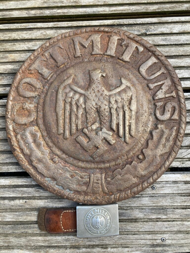 Unique "Gott mit uns" wall decoration