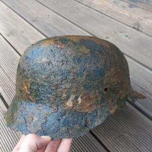 SS M42 helmet from KL Jägala