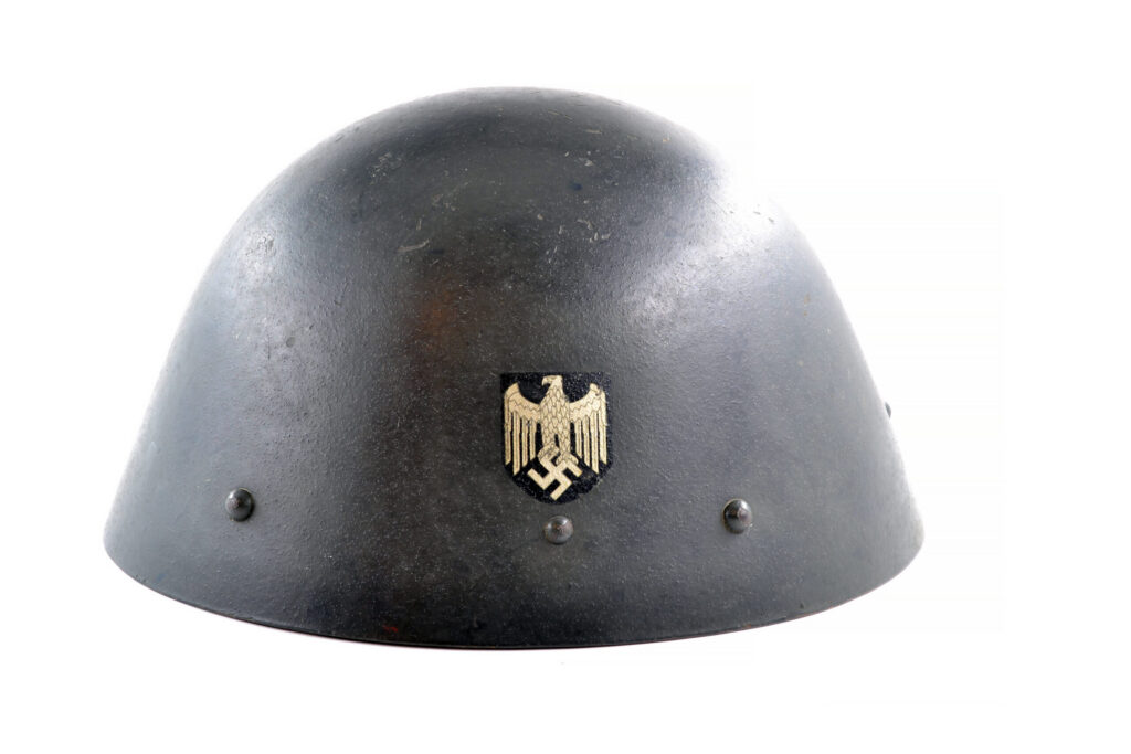 Wehrmacht reissued Czech helmet