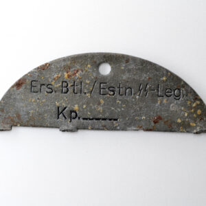 Estonian SS Legion tag from Germany