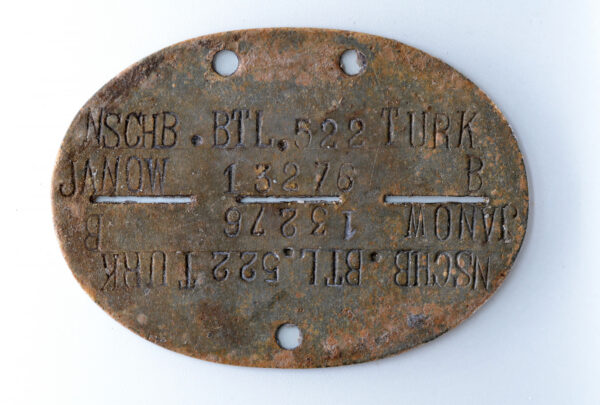 Turkic id tag from Kurland